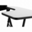 National Public Seating 5210L Tablet Arm Folding Chair, Left Arm, Black (2-pack) - NPS-5210L