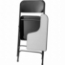 National Public Seating 5210L Tablet Arm Folding Chair, Left Arm, Black (2-pack) - NPS-5210L