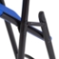 NPS 604 heavy‑duty folding chair with 19‑gauge steel frame in blue - hinges