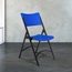 National Public Seating 604 Plastic Folding Chair, Blue (Pack of 4) - NPS-604