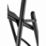 NPS 610 heavy‑duty folding chair with 19‑gauge steel frame in black - hinges