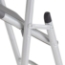 NPS 620 heavy‑duty folding chair with 19‑gauge steel frame in charcoal slate - hinges
