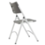 NPS 620 heavy‑duty folding chair with 19‑gauge steel frame in charcoal slate - rear