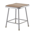 National Public Seating 6300 Series Science Lab Stool with Square Hardboard Seat