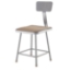 National Public Seating 6300 Series Science Lab Stool with Square Hardboard Seat - NPS-6300