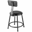 National Public Seating 6400 Series Science Lab Stool with Round Padded Seat - NPS-6400