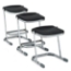 National Public Seating 6622 22" Elephant Z-Stool with Blow Molded Seat - NPS-6622