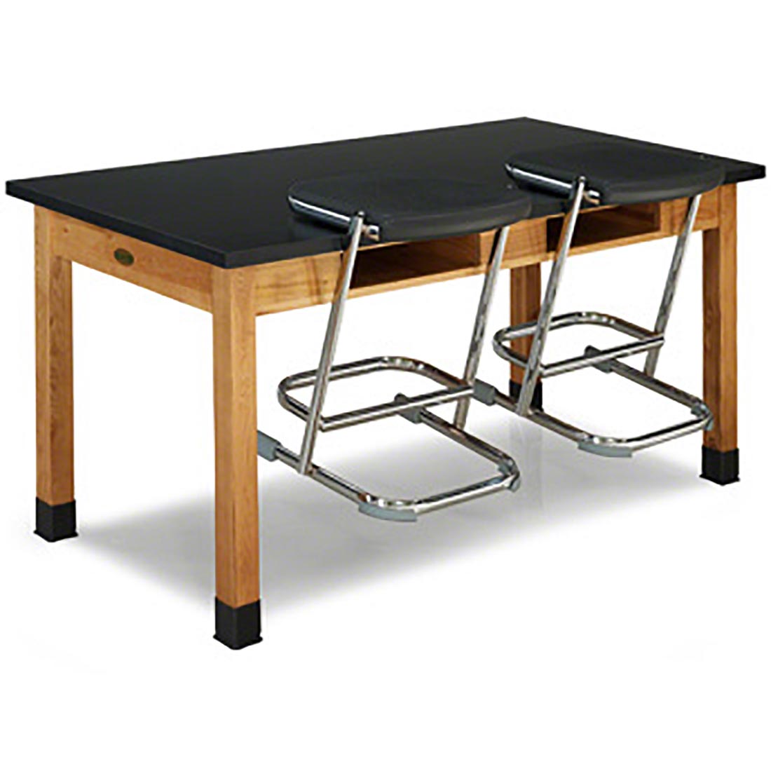 National Public Seating NPS-24 Elephant Z-Stool With Backrest - Stackable Ergonomic Stool