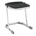 National Public Seating 6618 18" Elephant Z-Stool with Blow Molded Seat