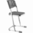 National Public Seating 6618B 18" Elephant Z-Stool with Backrest and Blow Molded Seat - NPS-6618B