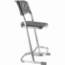 National Public Seating 6622B 22" Elephant Z-Stool with Backrest and Blow Molded Seat - NPS-6622B