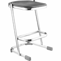 National Public Seating 6624 24" Elephant Z-Stool with Blow Molded Seat