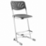 National Public Seating 6624B 24" Elephant Z-Stool with Backrest and Blow Molded Seat - NPS-6624B