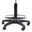 National Public Seating 6716HB-A Black Polyurethane Task Chair with Arms, 16"-21" Height - NPS-6716HB-A