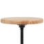 National Public Seating 19"-25" Height Adjustable Swivel Stool, Oak Wood Seat/Grey Frame - NPS-6800W-02