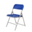 National Public Seating 805 Premium Lightweight Plastic Folding Chair, Blue (4-pack) - NPS-805