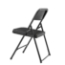 National Public Seating 810 Premium Lightweight Plastic Folding Chair, Black (4-pack) - NPS-810