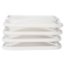 National Public Seating 821 Premium Lightweight Plastic Folding Chair, Bright White (4-pack) - NPS-821