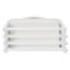 National Public Seating 821 Premium Lightweight Plastic Folding Chair, Bright White (4-pack) - NPS-821