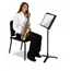 National Public Seating 82MS Melody Music Stand, Black - NPS-82MS