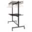 National Public Seating 84-60 Double-Tier Chair Truck with Checkerette Bars - NPS-84-60