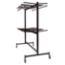 National Public Seating 84-60 Double-Tier Chair Truck with Checkerette Bars - NPS-84-60