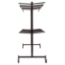 National Public Seating 84-60 Double-Tier Chair Truck with Checkerette Bars - NPS-84-60