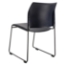 National Public Seating 8704 Cafetorium Plush Vinyl Stack Chair, Blue - NPS-8704-10-04