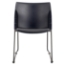 National Public Seating 8704 Cafetorium Plush Vinyl Stack Chair, Blue - NPS-8704-10-04