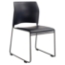 National Public Seating 8704 Cafetorium Plush Vinyl Stack Chair, Blue - NPS-8704-10-04