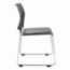 National Public Seating 8710 Cafetorium Plush Vinyl Stack Chair, Black - NPS-8710-11-10
