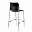 National Public Seating 8710B Cafetorium Bar Stool, Plush Vinyl Seat, Black - NPS-8710B-11-10