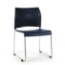 National Public Seating 8804 Cafetorium Plastic Stack Chair, Navy - NPS-8804-11-04