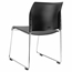 National Public Seating 8810 Cafetorium Plastic Stack Chair, Black - NPS-8810-11-10