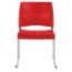 National Public Seating 8817 Cafetorium Plastic Stack Chair, Red - NPS-8817-11-17