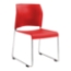 National Public Seating 8817 Cafetorium Plastic Stack Chair, Red - NPS-8817-11-17