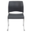 National Public Seating 8820 Cafetorium Plastic Stack Chair, Charcoal - NPS-8820-11-20