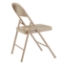 Basics by NPS 901 All-Steel Folding Chair, Beige (4-pack) - NPS-901