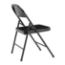 Basics by NPS 910 All-Steel Folding Chair, Black (4-pack) - NPS-910