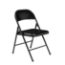Basics by NPS 910 All-Steel Folding Chair, Black (4-pack) - NPS-910