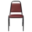 National Public Seating 9108-B Vinyl Upholstered Stack Chair, Burgundy - NPS-9108-B