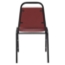 National Public Seating 9108-B Vinyl Upholstered Stack Chair, Burgundy - NPS-9108-B
