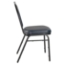 National Public Seating 9204-BT Premium Vinyl Stack Chair, Midnight Blue/Black Sandtex - NPS-9204-BT