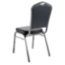 National Public Seating 9304-SV Premium Vinyl Stack Chair, Midnight Blue/Silvervein - NPS-9304-SV
