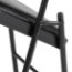 Basics by NPS 950 Vinyl Padded Steel Folding Chair, Black (4-pack) - NPS-950