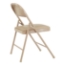 Basics by NPS 951 Vinyl Padded Steel Folding Chair, Beige (4-pack) - NPS-951