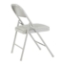 Basics by NPS 952 Vinyl Padded Steel Folding Chair, Grey (4-pack) - NPS-952