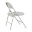National Public Seating 952 Commercialine Vinyl Padded Steel Folding Chair, Grey (Pack of 4) - NPS-952