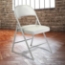 Basics by NPS 952 Vinyl Padded Steel Folding Chair, Grey (4-pack) - NPS-952