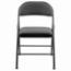 Basics by NPS 970 Fabric Padded Folding Chair, Star Trail Black (4-pack) - NPS-970